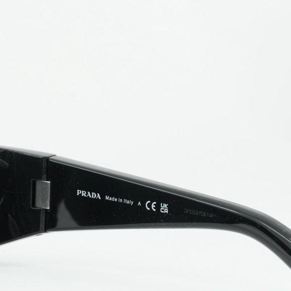 💯 NEW PRADA RUNWAY PR25YS 1AB5S0 BKACK DARK GREY SUNGLASSES - Picture 6 of 11